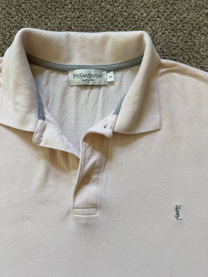XXL Yves Saint Laurent Light Pink Polo Shirt