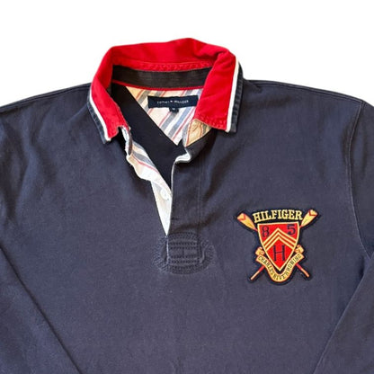 Medium Tommy Hilfiger Rowing Navy Rugby Shirt