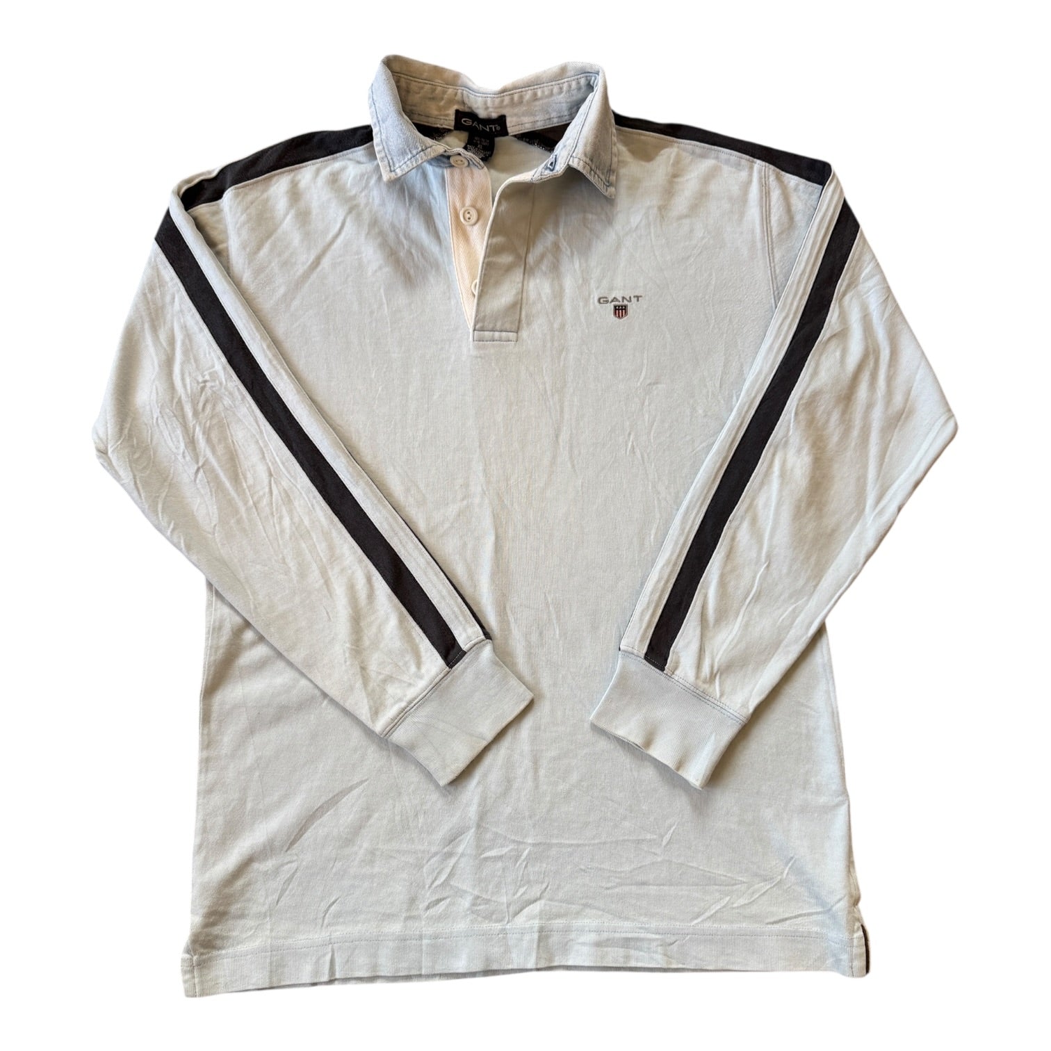 Aged 11-12 Gant Light Blue Rugby Shirt