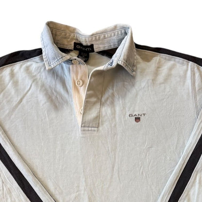 Aged 11-12 Gant Light Blue Rugby Shirt