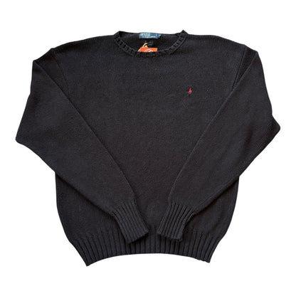 Extra large Ralph Lauren Black Heavy Knitted Jumper