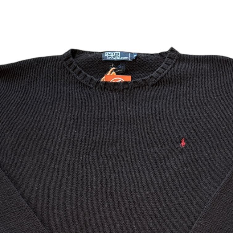 Extra large Ralph Lauren Black Heavy Knitted Jumper