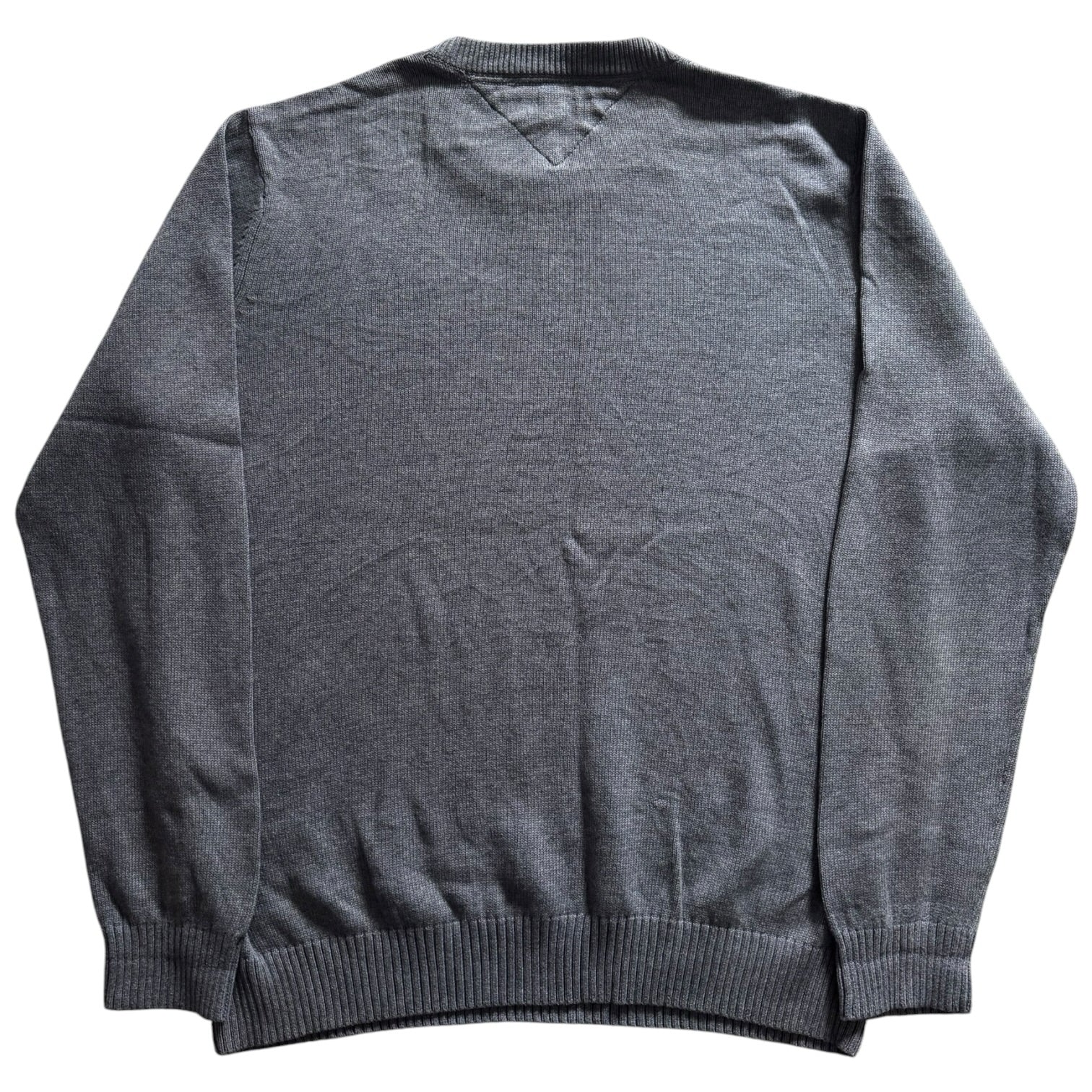 Extra large Tommy Hilfiger Grey Knitted Round Neck Jumper