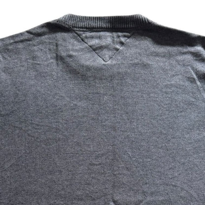 Extra large Tommy Hilfiger Grey Knitted Round Neck Jumper