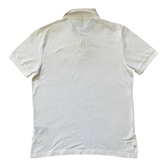 Medium Tommy Hilfiger White Custom Fit Polo Shirt