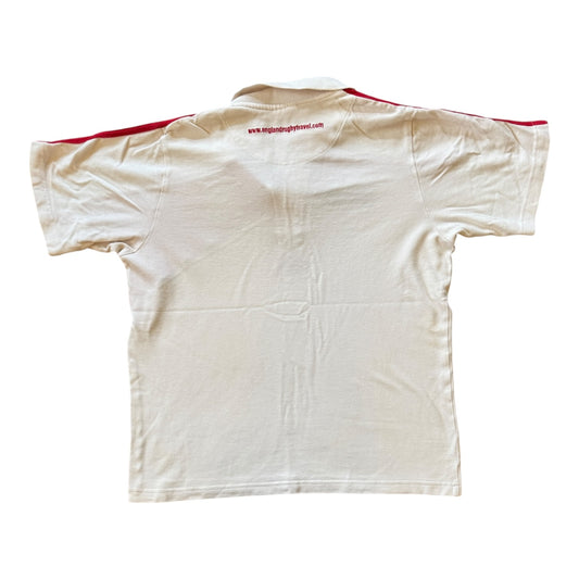 Small Adidas White Lions Rugby Polo Shirt