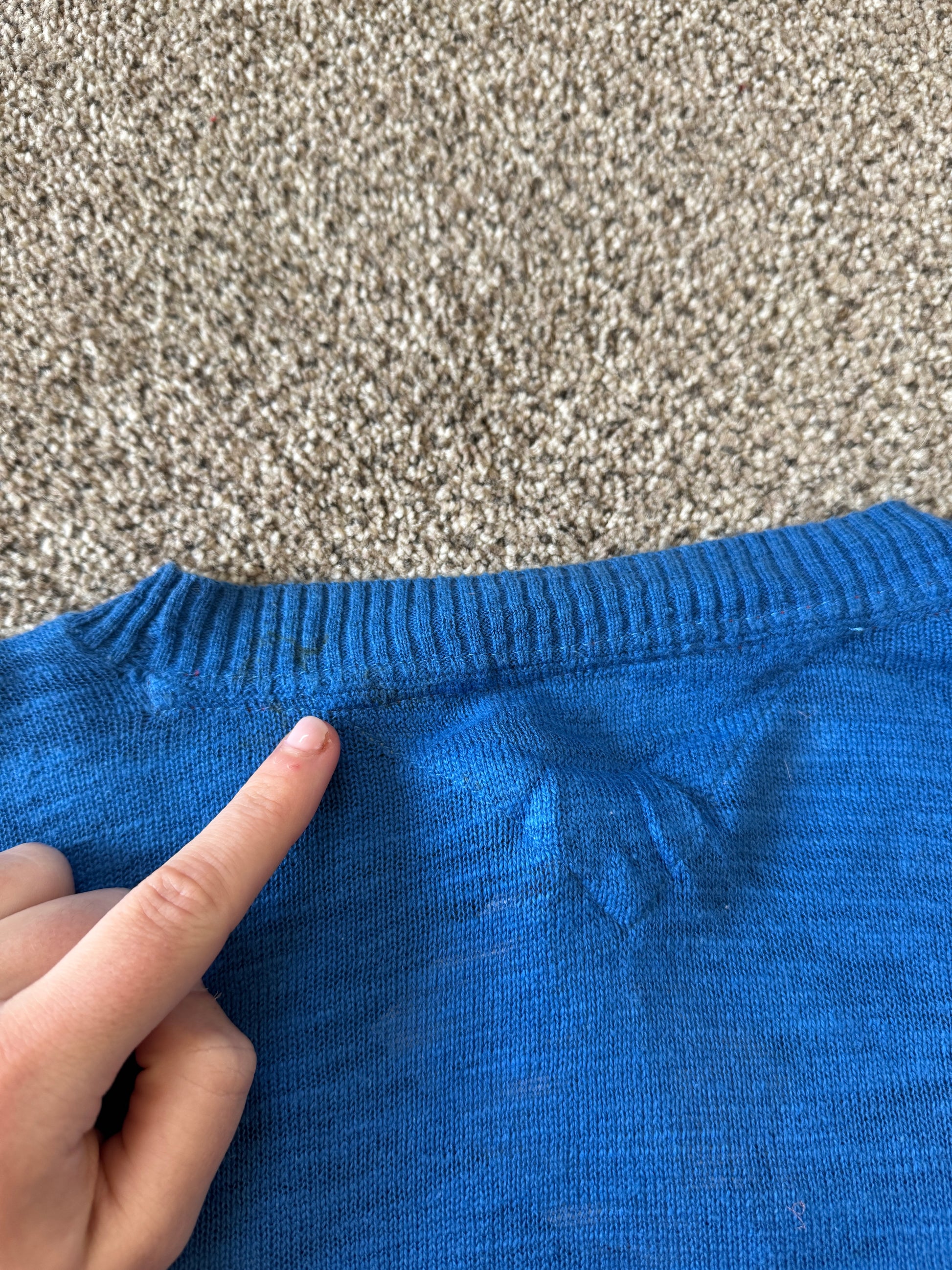 Aged 16-18 Tommy Hilfiger Blue Jumper