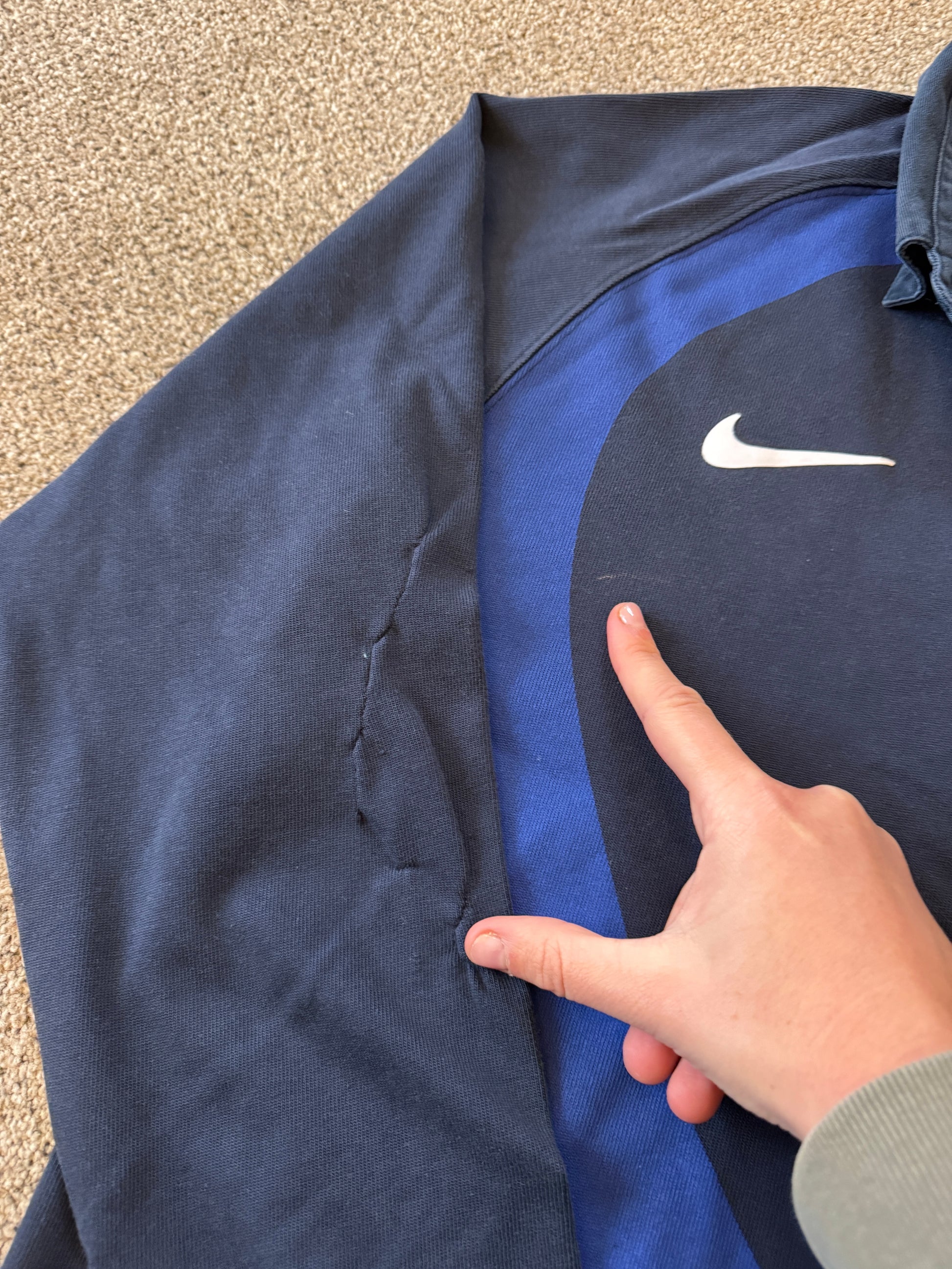 Medium Nike Navy Rugby Shirts