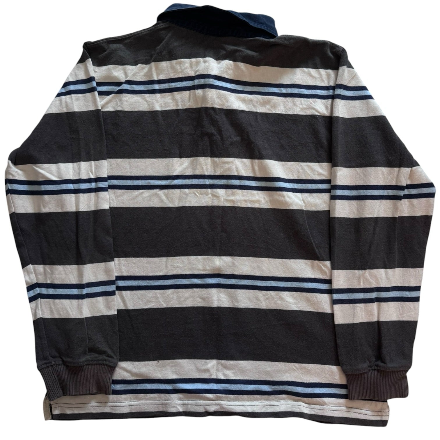 Small Tiffosi Brown Striped Rugby Shirt