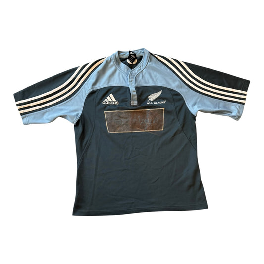 Medium Adidas 2003 New Zealand All Blacks Navy Rugby Shirt
