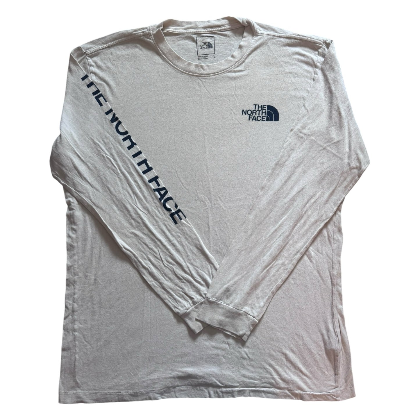 Extra large The North Face White Long Sleeved T-Shirt