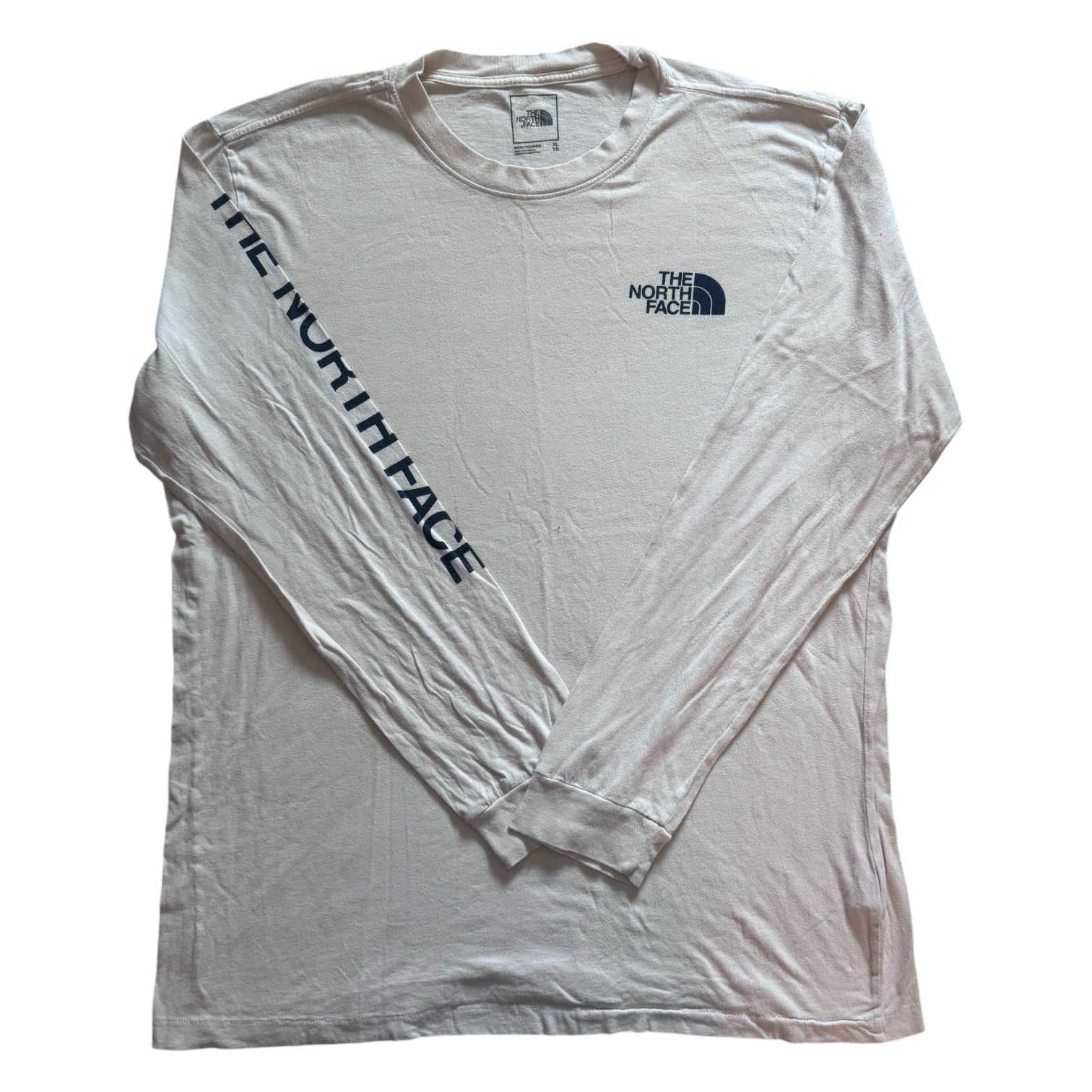 Extra large The North Face White Long Sleeved T-Shirt