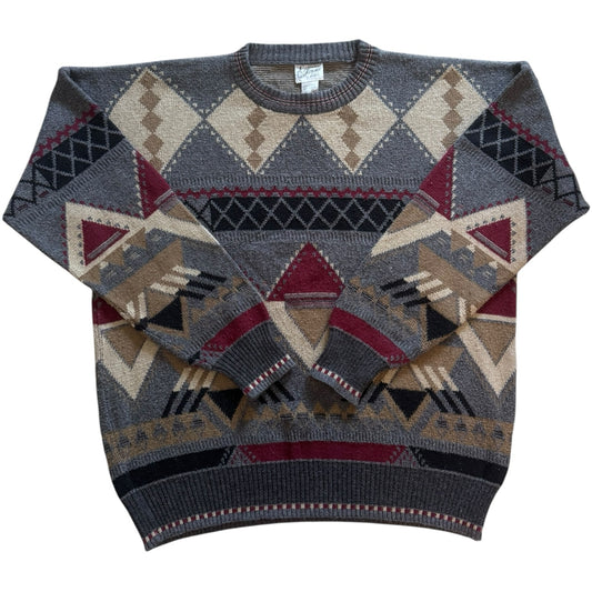 Extra large Florence Blue Funky Knit Jumper