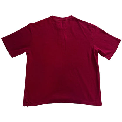 Large Chaps Red Henley T-Shirt