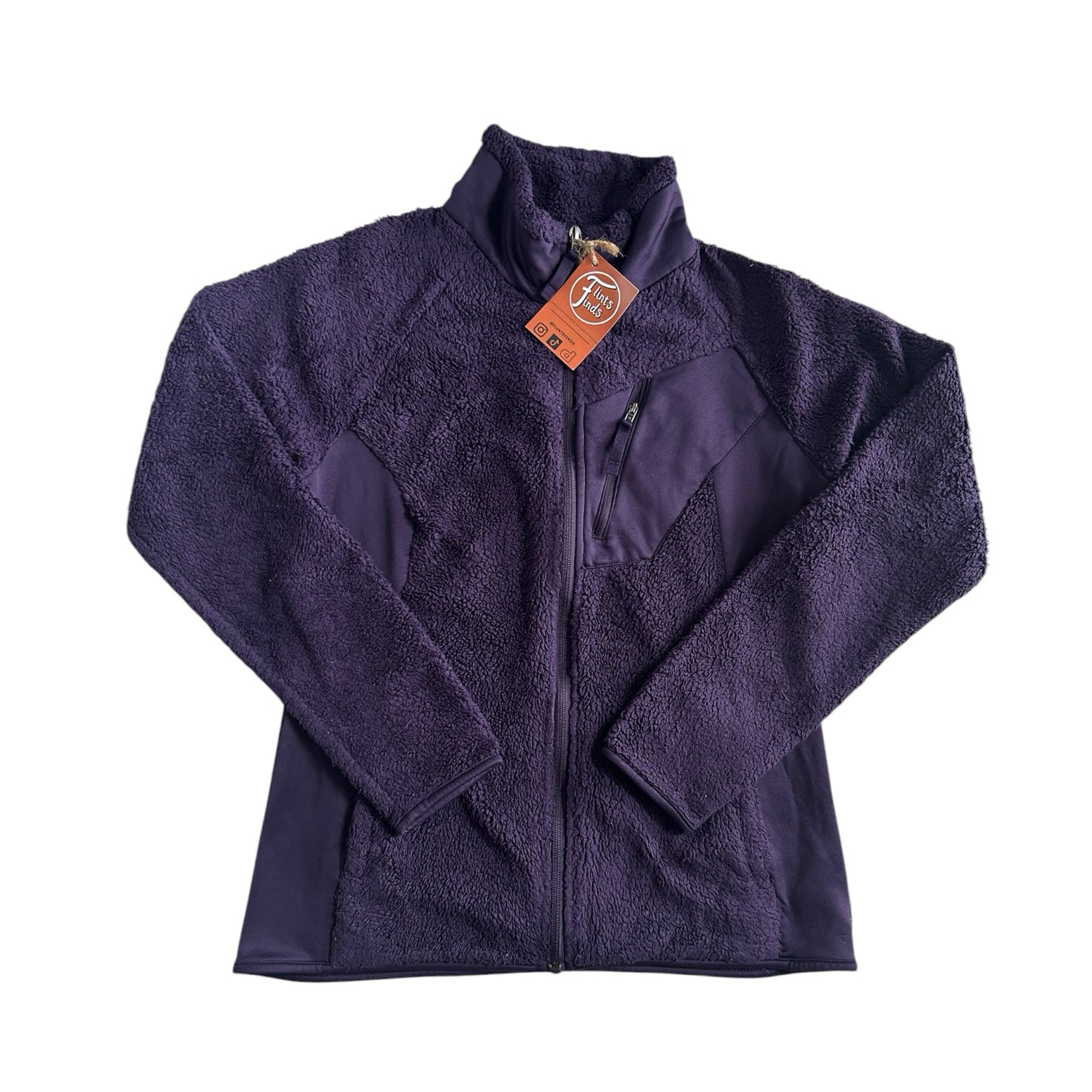 Woman's Medium Coumbia Purple Full Zip Fleece
