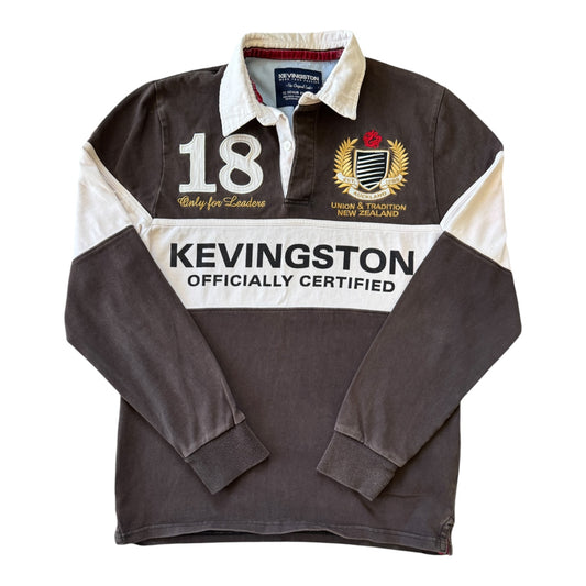 Small Kevingston Brown New Zealand Rugby Shirt