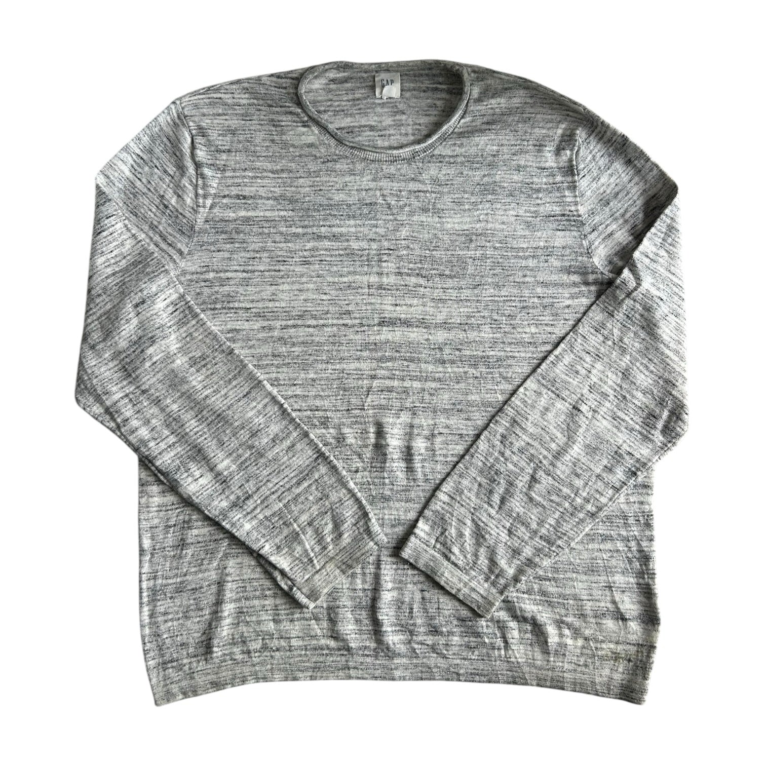 Large Gap Speckled Grey Sweatshirt