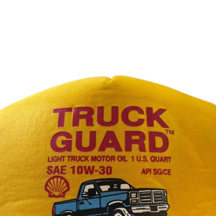 Shell Yellow Truck Guard Trucker Cap