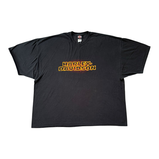 5XL Harley Davidson Black Las Vegas Graphic T-Shirt