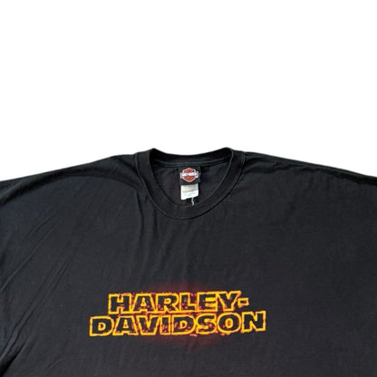 5XL Harley Davidson Black Las Vegas Graphic T-Shirt