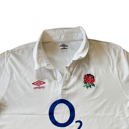 4XL Umbro White England Rugby Shirt