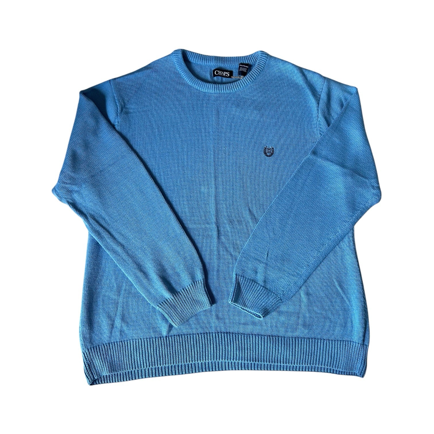 XXL Chaps Light Blue Knitted Jumper