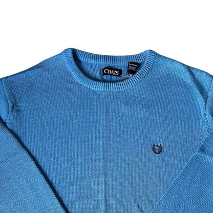 XXL Chaps Light Blue Knitted Jumper