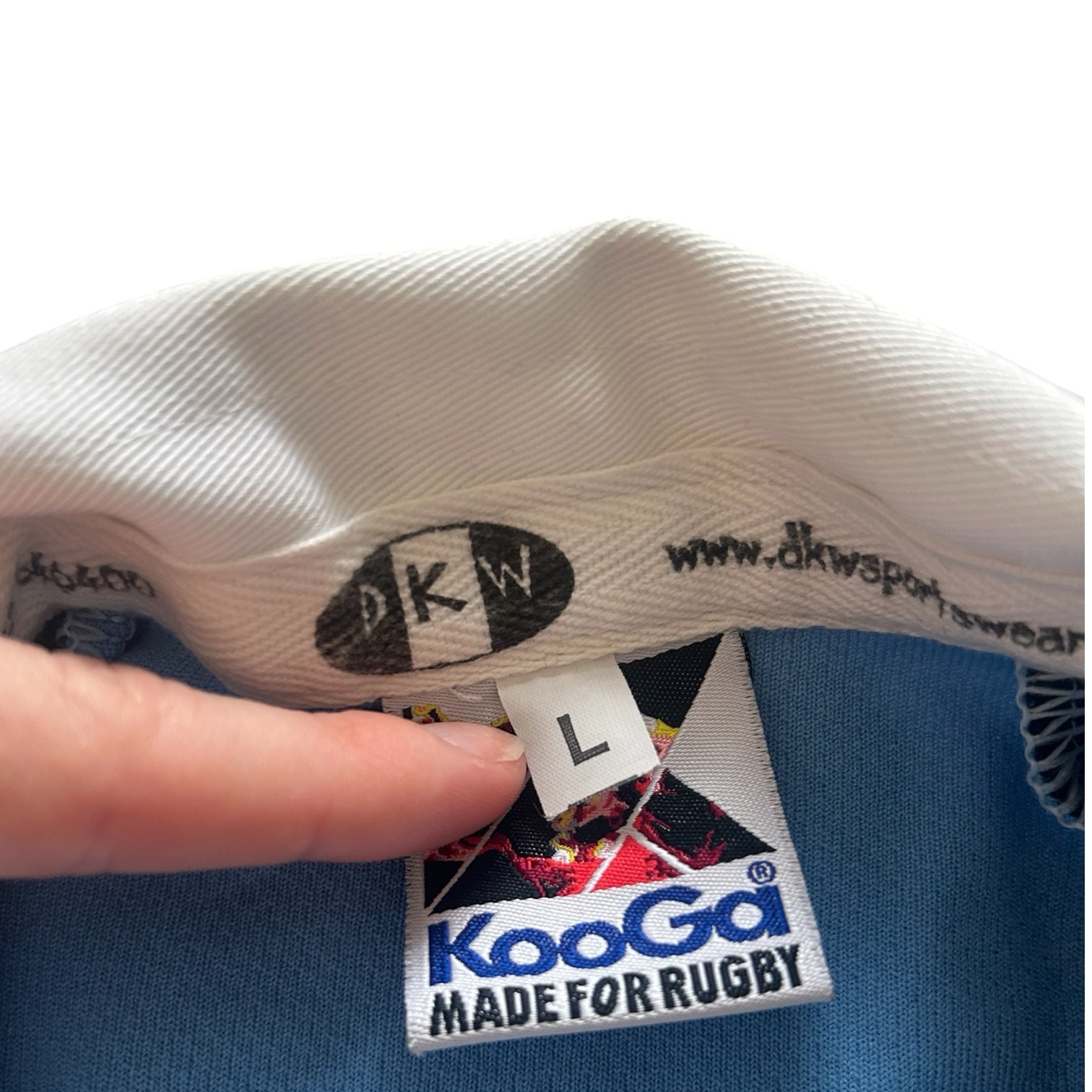 Large Kooga Blue LSG Sevens Rugby Shirt