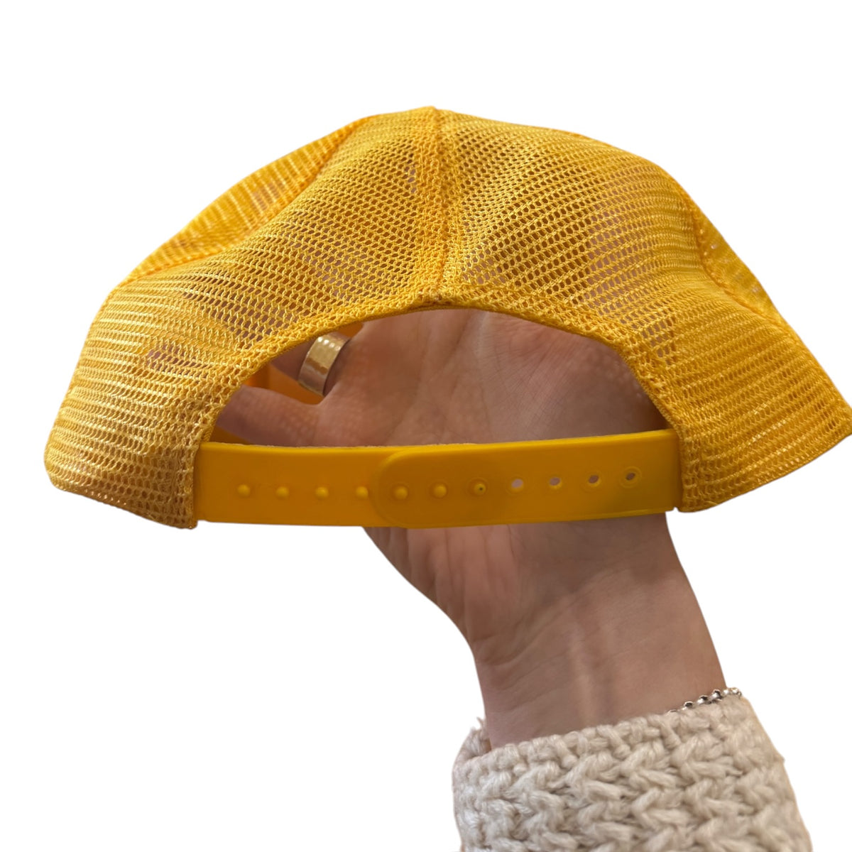 Shell Yellow Truck Guard Trucker Cap