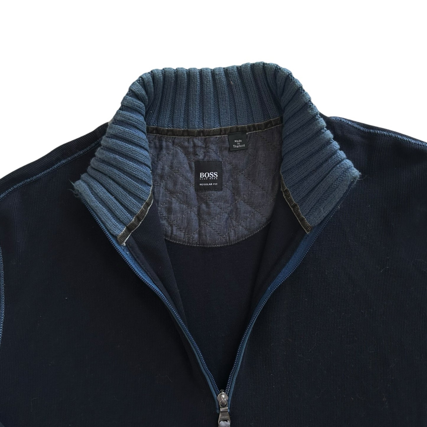 XXL Boss Navy 1/4 Zip Jumper