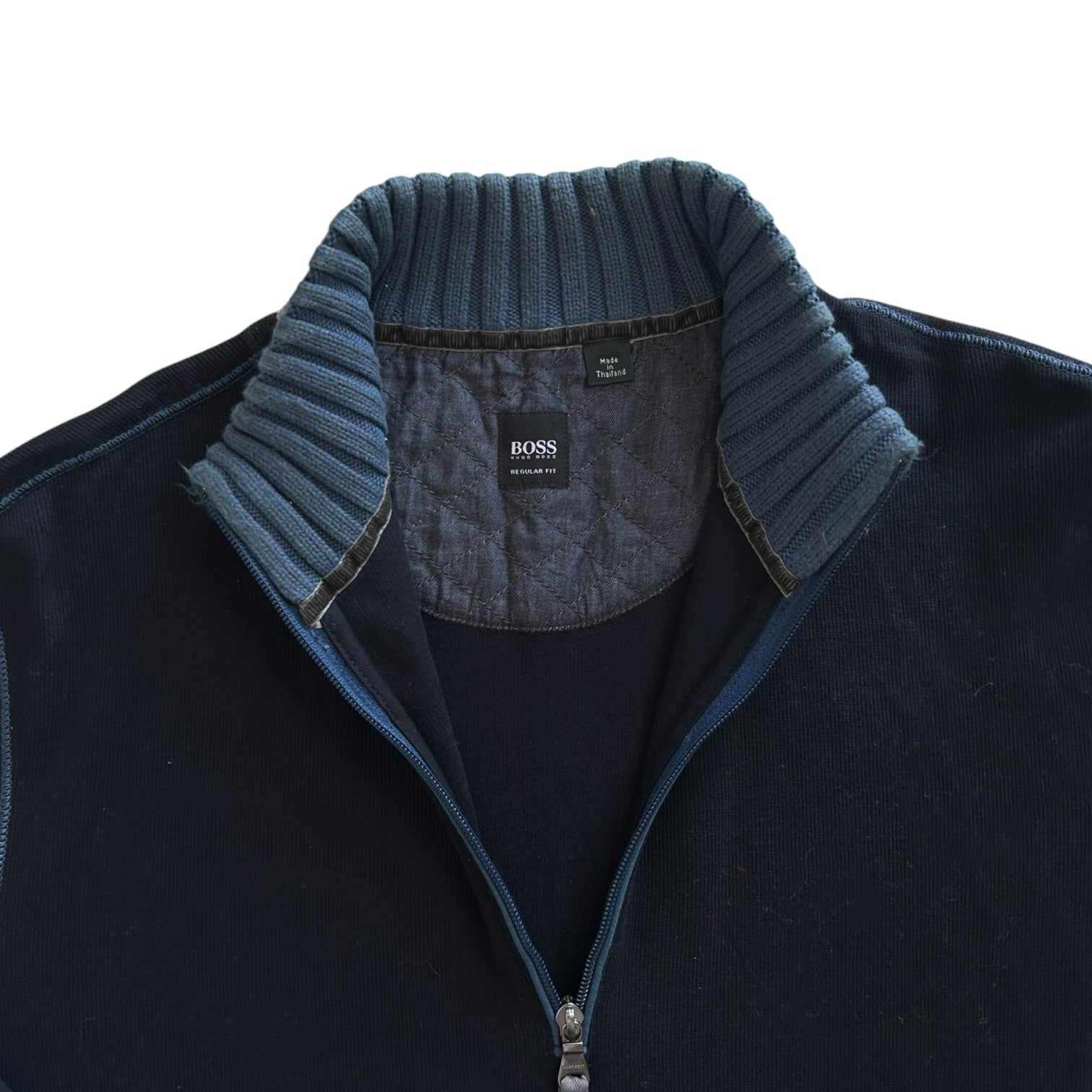 XXL Boss Navy 1/4 Zip Jumper