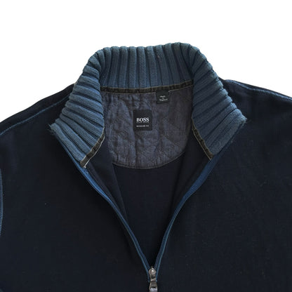 XXL Boss Navy 1/4 Zip Jumper