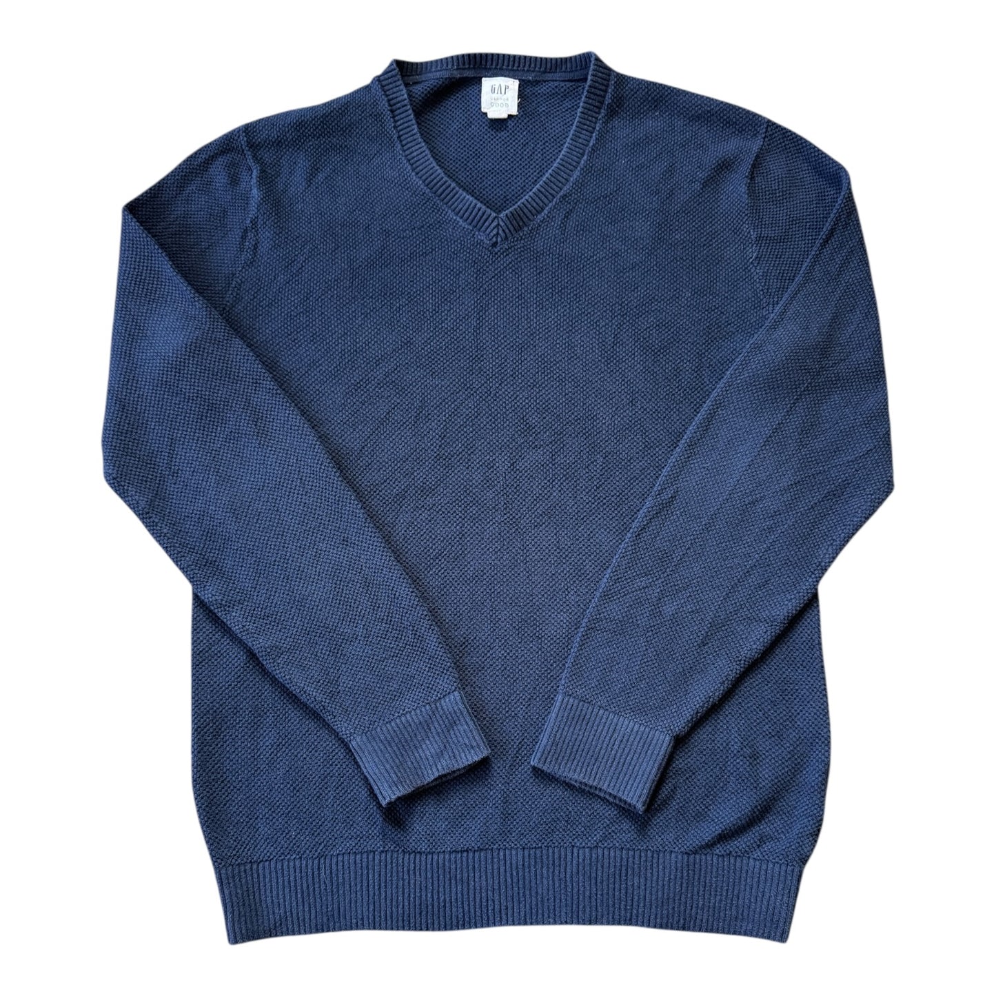 Medium Gap Navy V-Neck Jumper