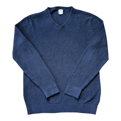 Medium Gap Navy V-Neck Jumper