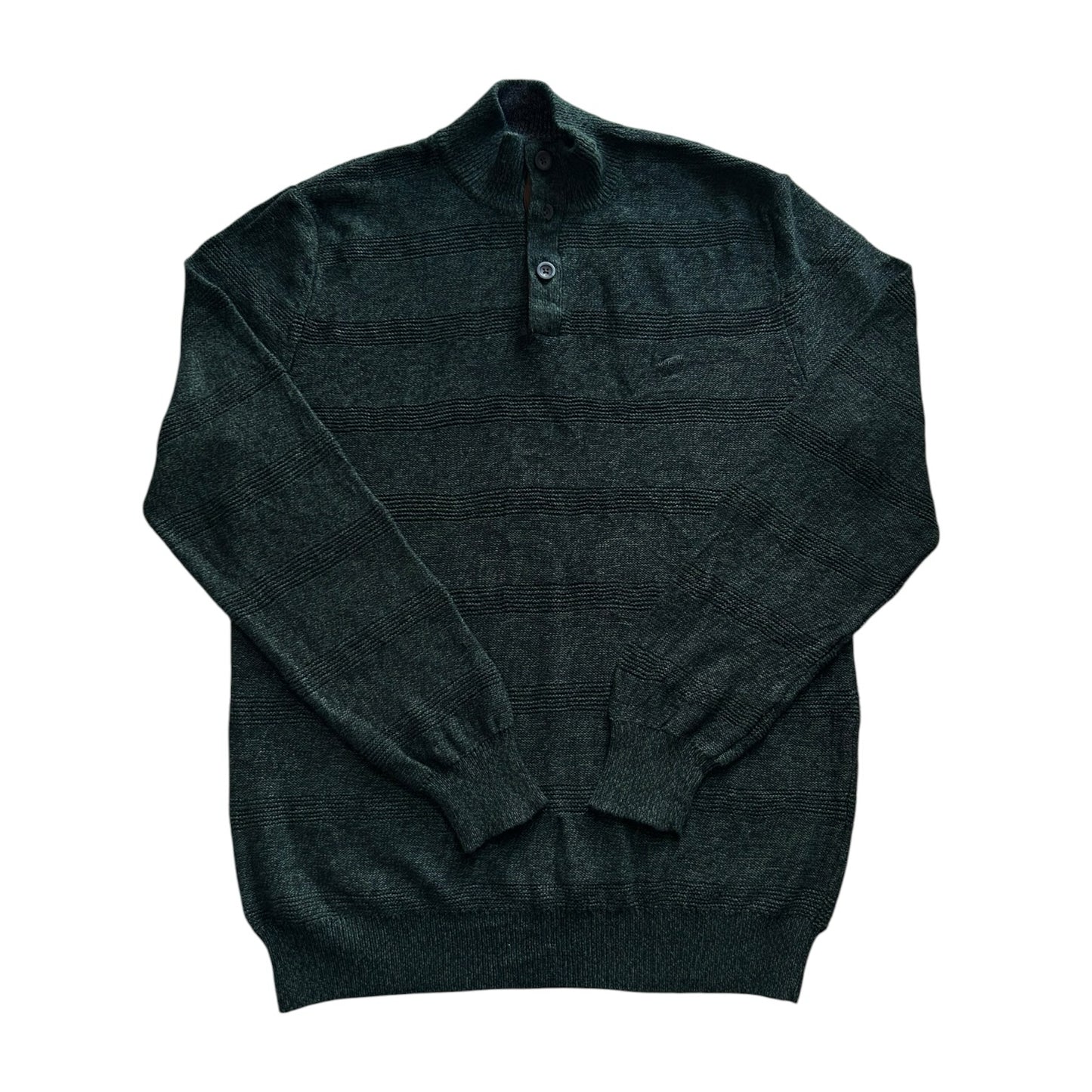 Medium Chaps Green 1/4 Button Jumper