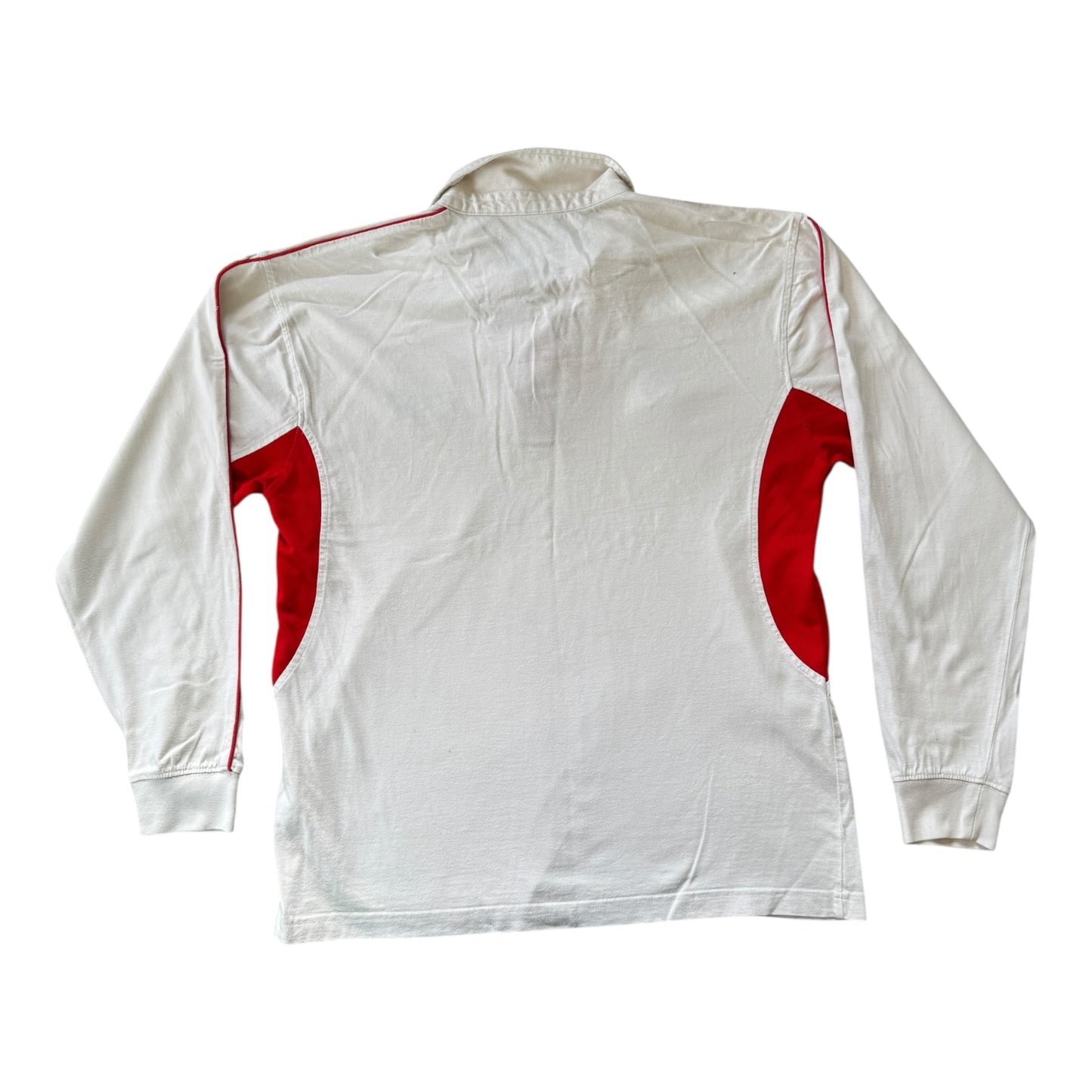 Large England Xv White Rugby Shirt