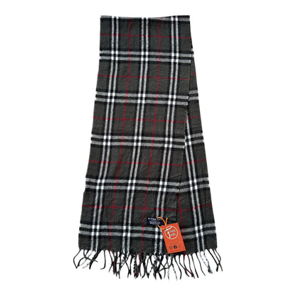Burberry Grey Lambswool Scarf