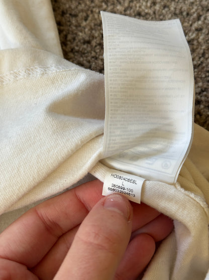 Large Nike White England Rugby Polo Shirt