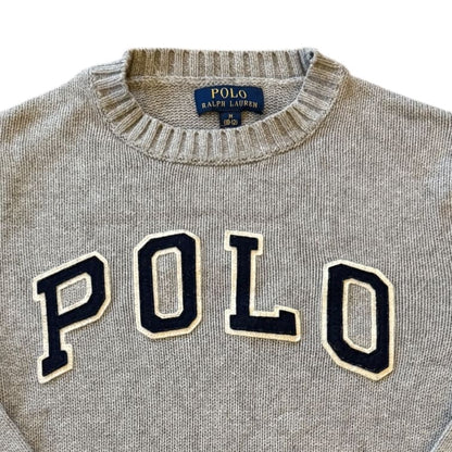 XXS Ralph Lauren Grey Polo Knitted Jumper
