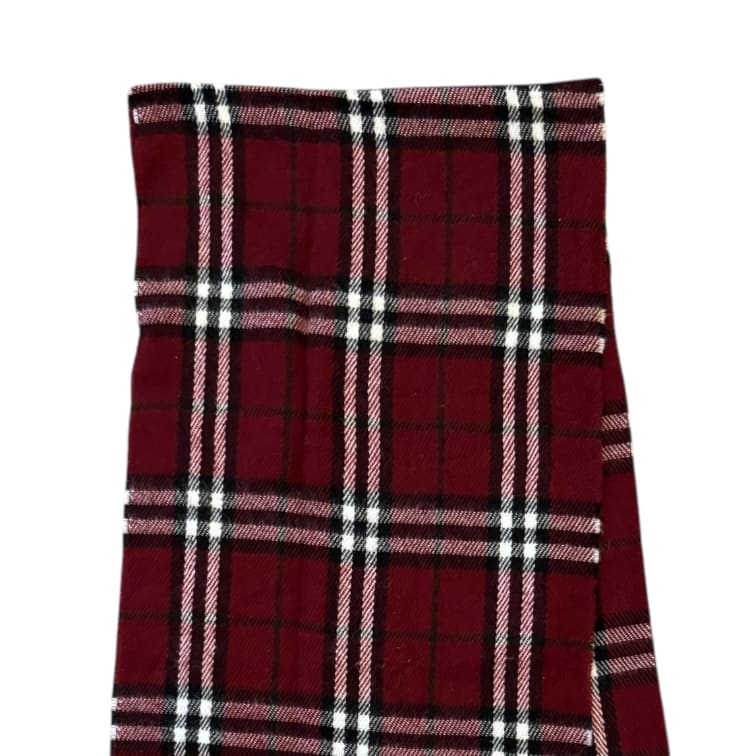Burberry Red Lambswool Scarf