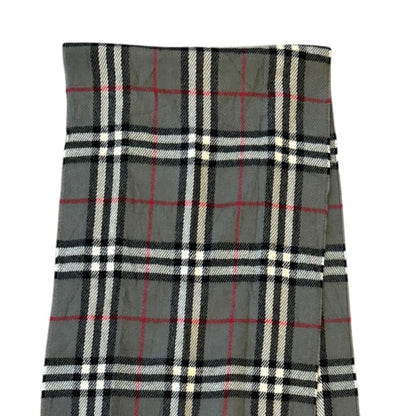 Burberry Grey Lambswool Scarf