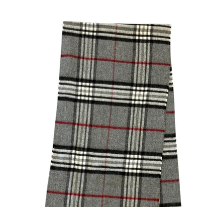 Burberry Grey Soft Lambswool Scarf
