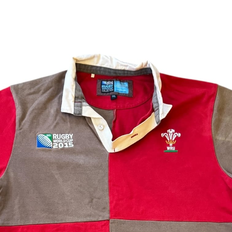 XXL Rugby World Cup 2015 Wales Red Rugby Shirt