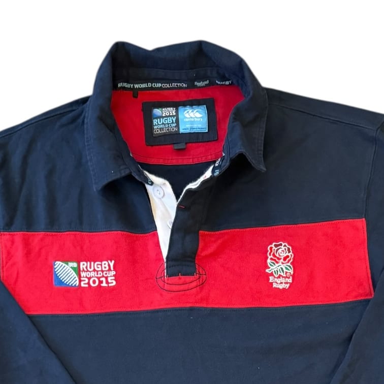 Extra large Canterbury 2015 Navy England Rugby Shirt