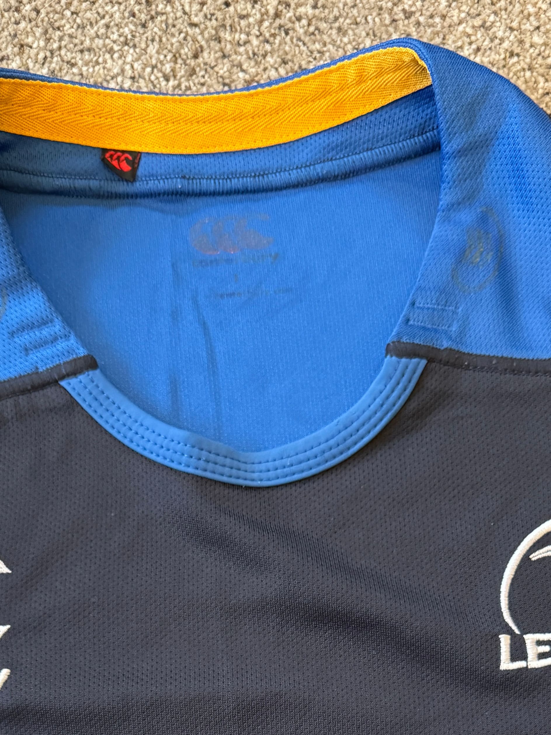 Large Canterbury Navy Leinster Rugby Shirt