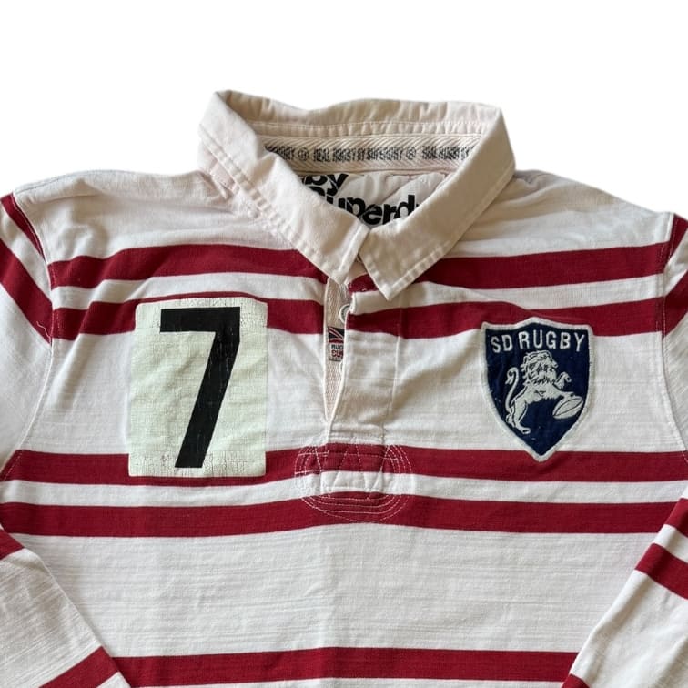 Extra large Superdry White England Rugby Shirt