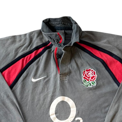 XXL Nike 2002/03 England Grey Rugby Shirt