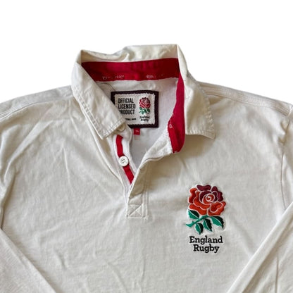 Extra large England Rugby White Rugby Shirt