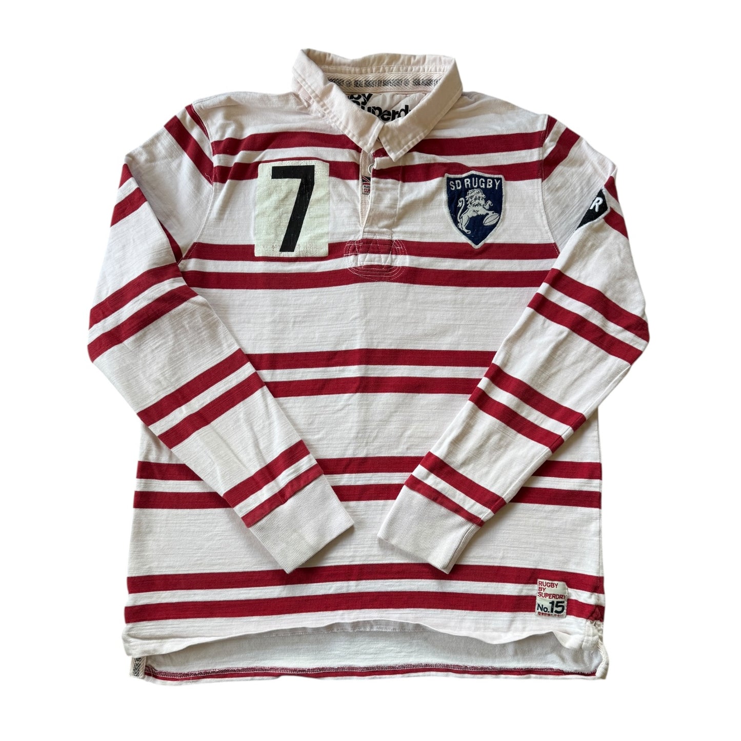 Extra large Superdry White England Rugby Shirt