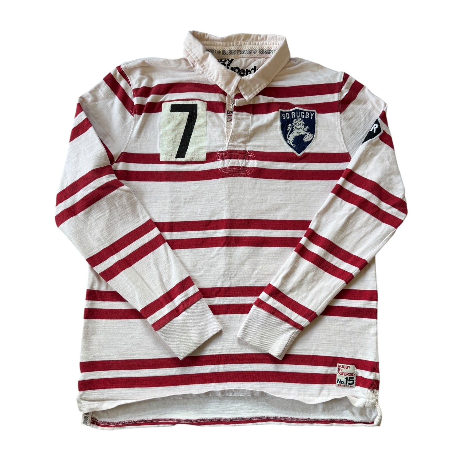 Extra large Superdry White England Rugby Shirt